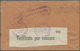 Kroatien: 1942. Brown Envelope To Italy, Correctly Franked With 4D And Paid With 0,25 D Brown-black - Kroatië