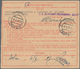 Kroatien: 1942. 50b Red/chamois Parcel Card Accompanying A Small Parcel Of 1.1 Kg, Most Unusually Pr - Kroatië