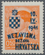 Kroatien: 1941. Founding Of Kroation Army. King Peter II Overtprinted. 0,50 D Orange, Perf 12 1/2, O - Croatia