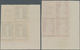 Delcampe - Kroatien: 1944. War Invalids Relief Fund. PHASE PRINTS/COLOUR PROOFS. Two Complete Sets In Matched B - Croatia