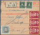 Kroatien: 1944. 50b Red/chamois Parcel Card Accompanying A Parcel Of Foodstuffs (10,5 Kg) To TREBINJ - Croatia