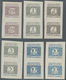 Kroatien - Portomarken: 1942. Postage Due. Set Of Six, Imperforated, In Mint Nver Hinged Vertical Pa - Croatia