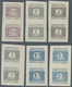 Kroatien - Portomarken: 1942. Postage Due. Set Of Six, Imperforated, In Mint Nver Hinged Vertical Pa - Kroatië