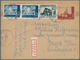 Kroatien - Ganzsachen: 1944. 2 K Brown-carmine Pictorial Stationery Card (without Sunrays), Expresse - Croatia