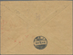 Lettland: 1921, Registered Airmail From RIGA With Special Exhibition Mark And "R" Numerator Sent To - Letonia