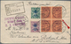 Lettland: 1927, Registered Letter With Black RIGA Numerator, Postmarked "RIGA DZ ST 20.4.27 Franked - Letonia