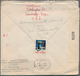 Lettland - Besonderheiten: 1941 Censored Cover From Cambridge (Massachusetts) To Riga Back To Sender - Letonia