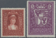 Liechtenstein: 1933, Freimarken 2 Fr. Bräunlichrot Und 5 Fr. Rotviolett, Zwei Postfrische Werte. Mi. - Other & Unclassified
