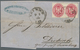 Delcampe - Luxemburg - Besonderheiten: 1865/71, Incoming Mail: Drei Kabinett-Briefe Aus Gleicher Korrespondenz - Other & Unclassified