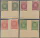 Monaco: Ca.1900. Dimension Yvert #1/8. Set Of 8 Tète-béche Essay Gutter Pairs. ÷ Ca.1900, Dimension - Neufs