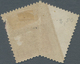 Monaco: 1901 10c. Red, Variety "folded Sheet Corner, Resulting In A Stamp With Perforated Printless - Unused Stamps