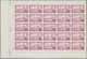 Monaco: 1949, 100th Birthday Of Prince Albert I. Complete Set Of Eight In IMPERFORATE Blocks Of 25 F - Ongebruikt