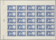 Delcampe - Monaco: 1949, 100th Birthday Of Prince Albert I. Complete Set Of Eight In IMPERFORATE Blocks Of 25 F - Nuovi