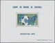 Monaco: 1978, Football World Championship Argentina Perforated Special Miniature Sheet, Mint Never H - Unused Stamps