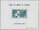 Monaco: 1978, Football World Championship Argentina Perforated Special Miniature Sheet, Mint Never H - Ongebruikt