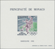 Monaco: 1992, Olympic Summer And Winter Games Barcelona And Albertville Perforated And IMPERFORATE S - Unused Stamps