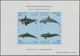 Monaco: 1992/1994, Whales And Dolphins Set Of Three Different IMPERFORATE Miniature Sheets, Mint Nev - Unused Stamps