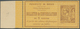 Monaco - Ganzsachen: 1892, Telephone Billet, 50c. Brown On Yellow With Sheet Margin At Left, Unused, - Postwaardestukken