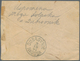 Montenegro: 1894, Envelope (reduced At Right Where Opened) To Dubrovnik Franked With Second Printing - Montenegro