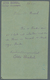 Montenegro - Ganzsachen: 1893, UPU Card 5n Black On Bluish-green Cancelled By CETINJE (1895) C.d.s. - Montenegro