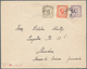 Montenegro - Ganzsachen: 1896. 7n Violet 1893 Prince Nicholas Stationery Envelope (157 X 126 Mm) Upr - Montenegro