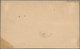 Montenegro - Ganzsachen: 1896. Prince Nicholas Double Stationery Card (small Faults), 2 & 2 N Yellow - Montenegro