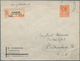 Niederlande: 1940, 22 1/2 Orange Queen Wilhelmina Single Franking On Registered Letter From Voorburg - Other & Unclassified