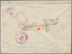 Niederlande: 1940, 22 1/2 Orange Queen Wilhelmina Single Franking On Registered Letter From Voorburg - Andere & Zonder Classificatie