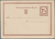 Niederlande - Ganzsachen: 1876, Five Unused Postal Stationeries As Rare Proofs In Different Colors, - Postal Stationery