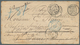 Niederlande - Ganzsachen: 1893. Sealed Postal Stationery Envelope 12½c Grey Cancelled By Breda Doubl - Postwaardestukken