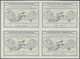 Niederlande - Ganzsachen: 1911. International Reply Coupon 14 Cent. (Rom Type) In An Unused Block Of - Postal Stationery