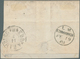 Norwegen: 1861, 8 SK Karmin Im Waagerechten 3er-Streifen Und 1x 3 SK Mit 4x K1 "RANDAL" Auf Briefstü - Covers & Documents