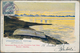 Norwegen - Privatpost Spitzbergen: 1904, 10ö. Slate "POLARPOST", Vignette On Coloured Spitzbergen Pp - Local Post Stamps