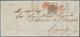 Österreich - Lombardei Und Venetien: 1850 (12.10.), Faltbrief Mit 30 C Braun Type I Handpapier Geste - Lombardije-Venetië