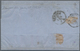 Österreichische Post In Der Levante: 1871, 2 So. Gelb, Zwei Werte 3 So. Grün Und 15 So. Braun, Vier - Oostenrijkse Levant