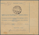 Österreichisch-Ungarische Feldpost - Serbien: 1917 (21.10.), Postbegleitadresse Frankiert Mit Franz - Andere & Zonder Classificatie