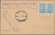 Österreich - Flugpost: 1925, 300 Kr. Blau Im Waagerechten Par Auf Flugpostkarte Ab "WIEN 6.III.25" N - Other & Unclassified