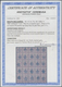 Ostrumelien: 1885. Unframed "Linon" Blue Handstamp Overprint, Type I, Mint Never Hinged Block Of Twe - Other & Unclassified