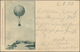 Polen: 1900, EARLY BALLOON MAIL OF POMERANIA (POMORZE), Ppc "Flying Balloon" Written By Colonel Hugo - Unused Stamps