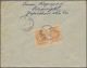 Polen: 1923, 1000m. Brownish Orange, Vertical Pair On Reverse Of Registered Cover From "PRZEMYSL 29. - Unused Stamps