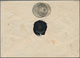 Polen - Ganzsachen: 1860, 10 Kop. Envelope With Value Stamp On Back Flap Sent With Red WARSCHAWA Cds - Postwaardestukken