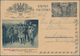 Polen - Ganzsachen: 1939, 15 Gr, Picture Stationery Card Posted With T.P.O. Mark "LUBLIN-LODZ 30.VII - Stamped Stationery