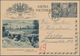 Polen - Ganzsachen: 1939, 15 Gr, Picture Stationery Card Posted From "KOSENICE 7. IX. 39" To Lesko B - Postwaardestukken