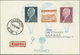 Delcampe - Polen - Besonderheiten: 1938, 16.VI., Poland, Complete Set Of Six Balloon Cards/cover: Balloons "San - Other & Unclassified