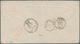 Portugal - Madeira: 1880, 50 C. Überdruck Auf Pracht-Brief Von Funchal Via London Nach New York, Rüc - Madeira