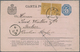 Delcampe - Rumänien - Ganzsachen: 1878/1923, Group Of 4 Different Postal Stationery Cards With Better Usages, C - Postal Stationery