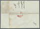 Russland - Vorphilatelie: 1813/16 Two Covers Sent From Moscow With Two Different Red Single Line Can - ...-1857 Prefilatelia