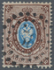 Russland: 1858, 10 K. Brown /pale Blue On Thin Paper With Numeral „38", Fine (Michel Cat. 400.-). - Brieven En Documenten