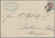 Russland: 1868/75 Two Letters Each Sent By Rail Mail, Once From Kharkov With Line 47 - 48 To Stocker - Brieven En Documenten