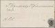 Russland: 1872. Outer Letter Sheet From A Border Post Office, Skulyany (Bessarabia Province), Franke - Brieven En Documenten